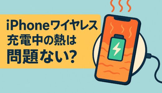 iPhoneワイヤレス充電中の熱は問題ない？