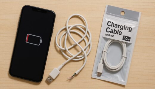 充電が遅い、できないのは100均充電ケーブルの品質が原因？