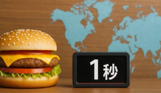 マクドナルドは世界で1秒間に何個のハンバーガーを販売しているの？