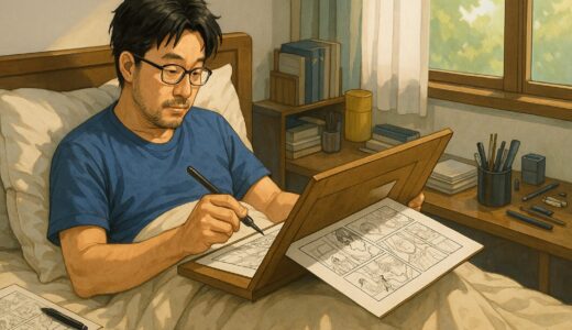 冨樫義博先生が寝ながら原稿を描くって本当？