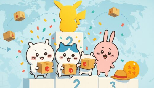 ちいかわがメルカリ越境取引で2位獲得！ワンピースやドラゴンボールを抜いた理由
