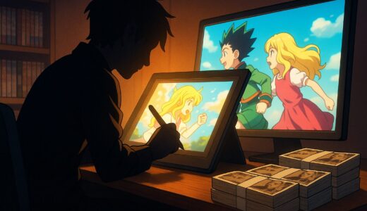 ハンターハンターのアニメ化で作者はいくらもらう？