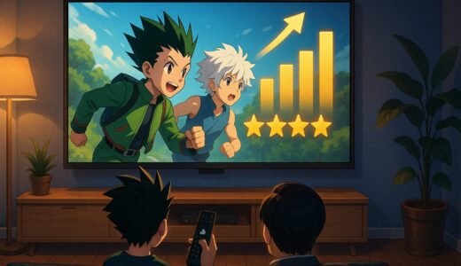 ハンターハンターのアニメ視聴率はどのくらい？1999年版と2011年版を比較！