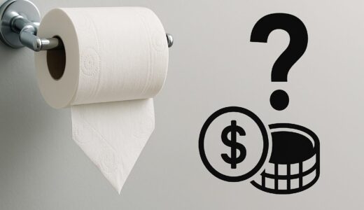 「トイレットペーパーを三角折にすると節約になる」説