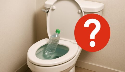 トイレのタンクにペットボトルを入れる節水方法はダメなの？