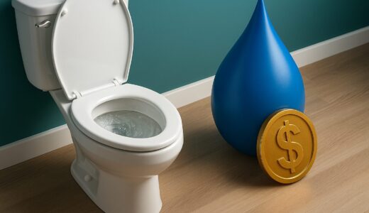 トイレを二度流しすると水道代はいくら無駄になる？年間の損失額を計算