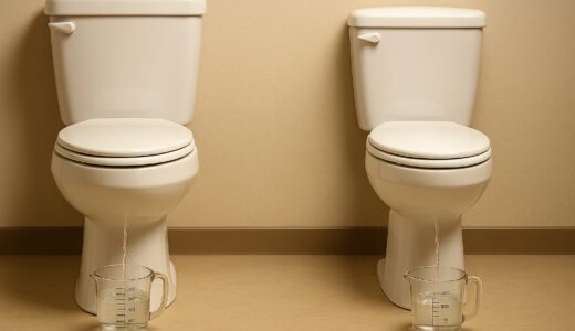 節水型トイレは従来型と比べてどれくらい水量が少ない？